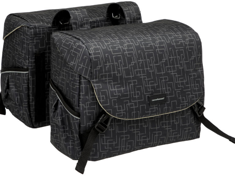 Dubbele fietstas New Looxs Mondi Joy Double RT 38 liter 37 x 16 x 32 cm (2x) - ivy black
