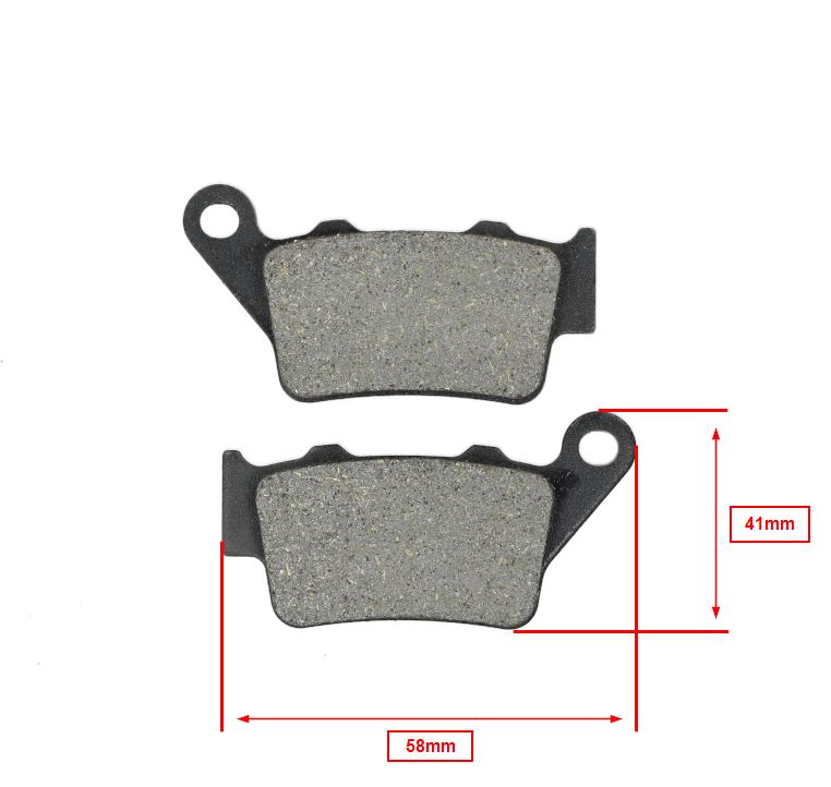 Remblokset Newfren Bmw Achter C 400 X, Cfmoto, C 400 Gt Fd0206 - Afbeelding 5