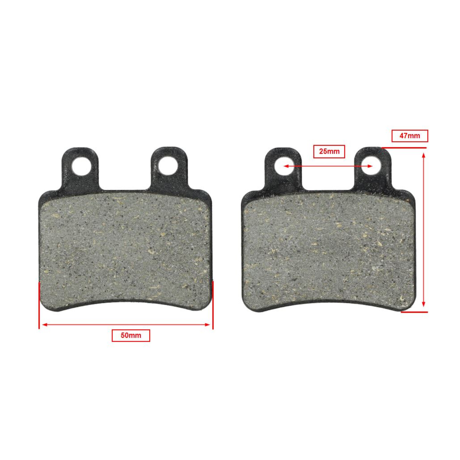 Remblokset Dmp (made In Eu) Achter Dt50r, Elystar, Rieju, Ryz Pro Sm, Senda Drd Pro, Xsm Va2008, Xtm Va2008 - Afbeelding 3