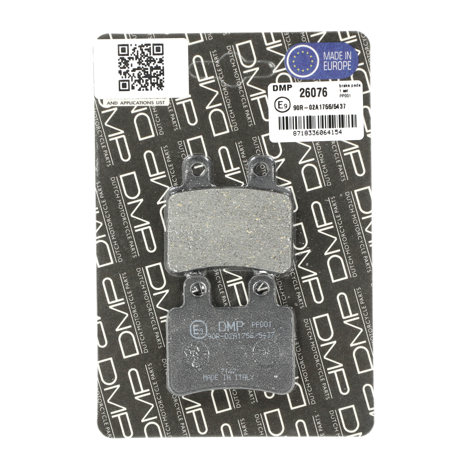 Remblokset Dmp (made In Eu) Achter Dt50r, Elystar, Rieju, Ryz Pro Sm, Senda Drd Pro, Xsm Va2008, Xtm Va2008 - Afbeelding 2