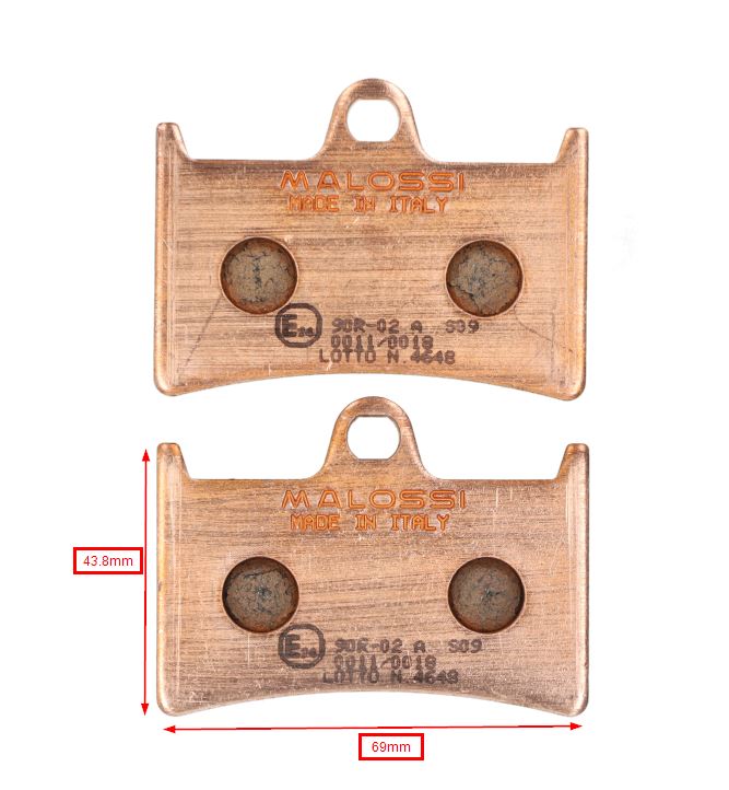 Remblokset Malossi Mhr Synthetisch Euro-4/5 Voor T-max530, T-max560 6215022bs - Afbeelding 3