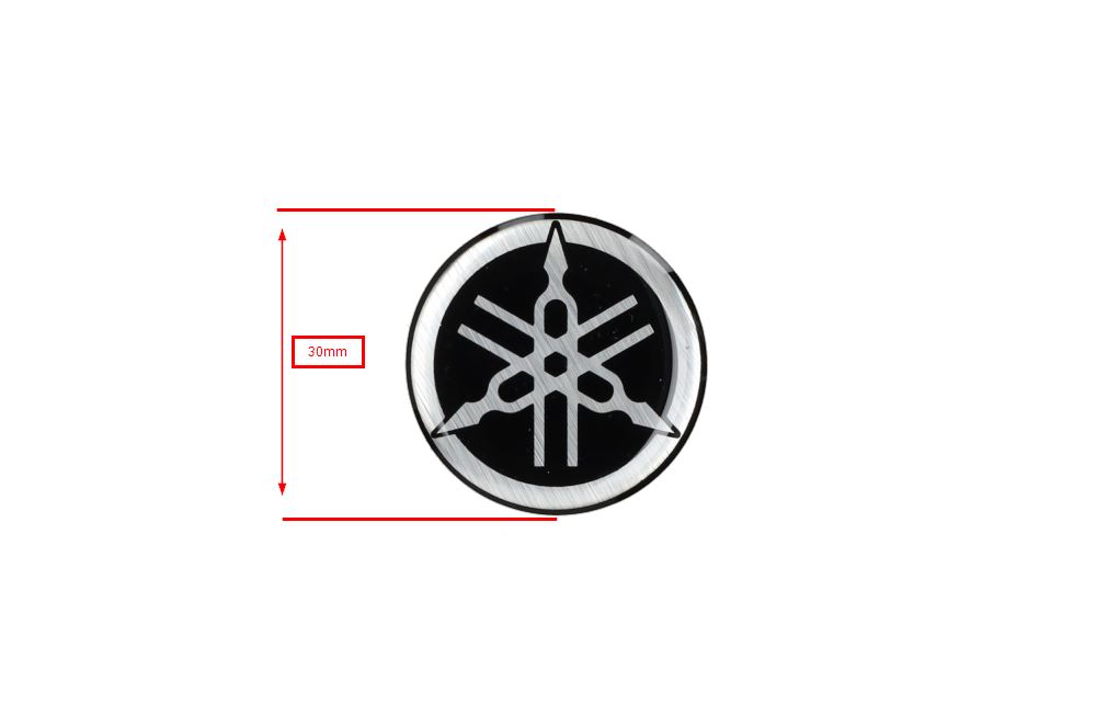 Embleem Yamaha Origineel Voorvork Aerox, Neo, X-max 125cc, X-max 250cc, X-max 400cc 11df836b0000 - Afbeelding 3