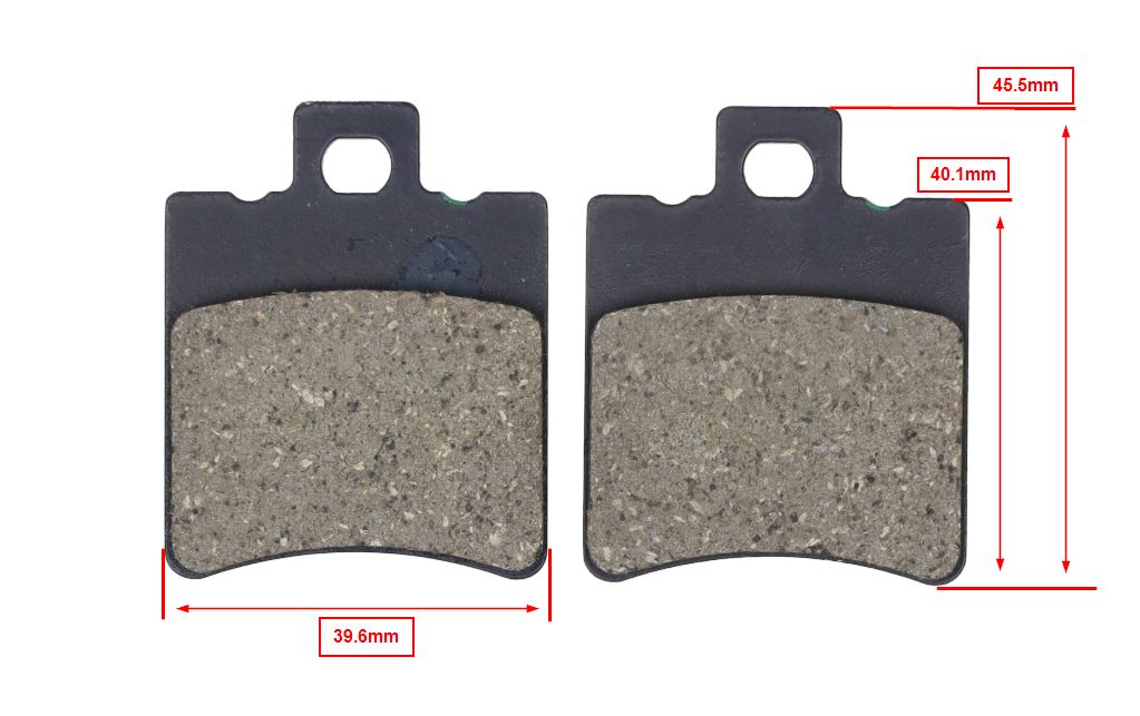 Remblokset Yamaha Origineel Voor Mbk Nitro, Nitro 4t, Aerox 4t 1phf58050000 - Afbeelding 5