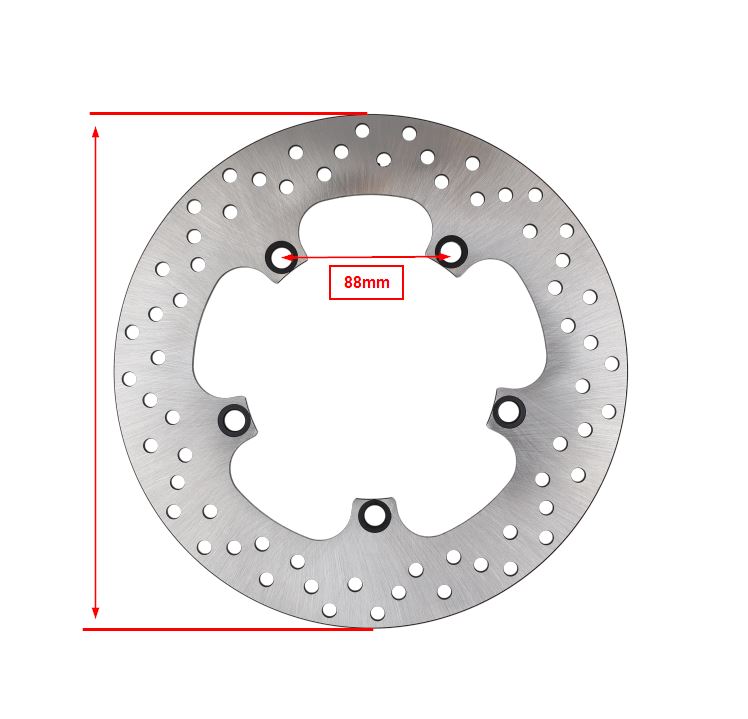 Remschijf Yamaha Origineel Euro-4 Voor X-max 125cc, X-max 300 B74f582u0000 - Afbeelding 5