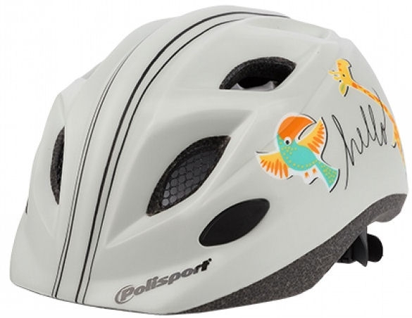 Fietshelm Polisport Kids Premium - XS (48-52cm) - hello girafe / parot - Afbeelding 2