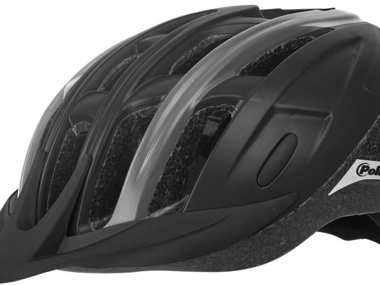 Fietshelm Polisport Ride-In L (58-62cm) - zwart/grijs