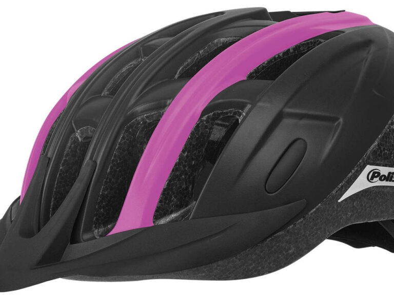 Fietshelm Polisport Ride-In L (58-62cm) - zwart/fuchsia