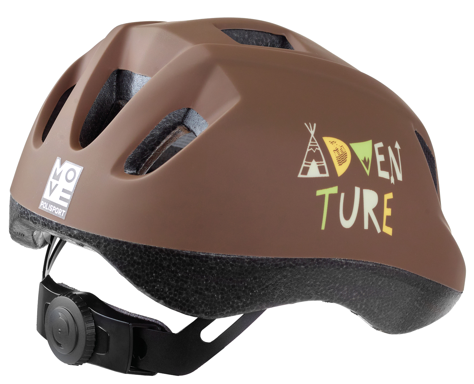 Fietshelm Polisport Adventure XS 46-53 cm - bruin - Afbeelding 3