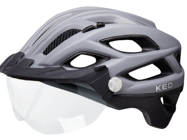 Fietshelm KED Covis Lite M (52-58cm) - grijs zwart mat