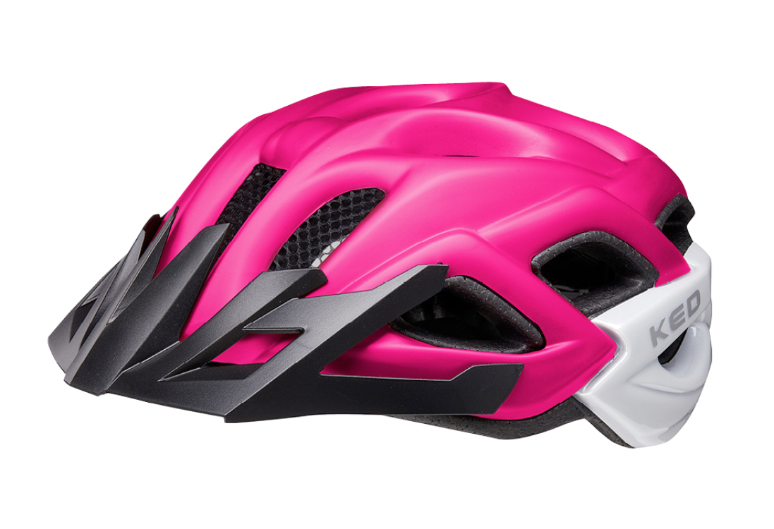 Fietshelm KED Status Jr. - pink black matt