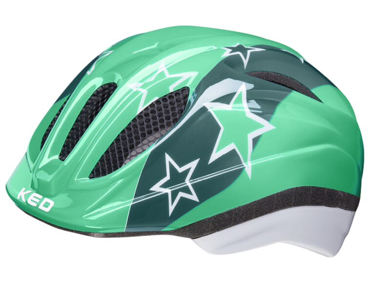 Fietshelm KED Meggy II M (52-58cm) - green stars