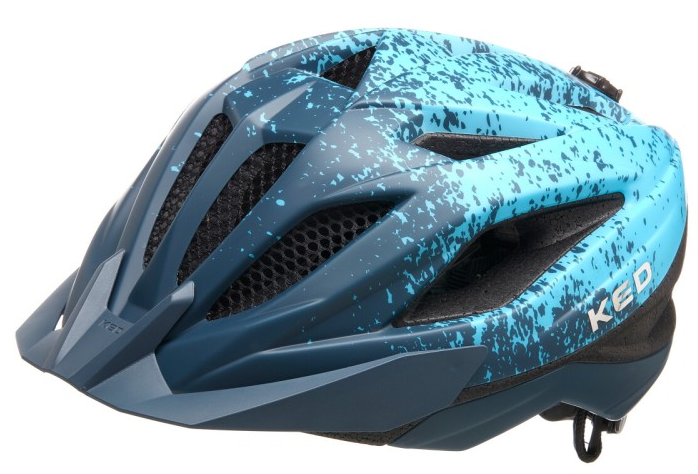 Fietshelm KED Street Jr. Pro M (53-58 cm)  - deep blue cyan matt