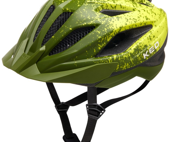 Fietshelm KED Street Jr. Pro M (53-58 cm) - forest green yellow matt