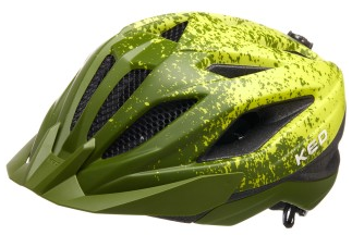 Fietshelm KED Street Jr. Pro S (49-55 cm) - forest green yellow matt