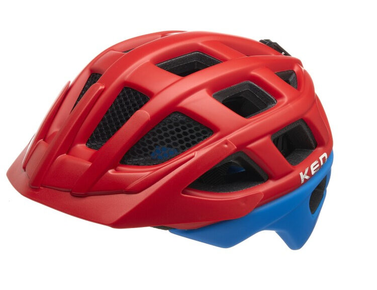 Fietshelm KED Kailu M (53-59cm) - fiery red blue matt