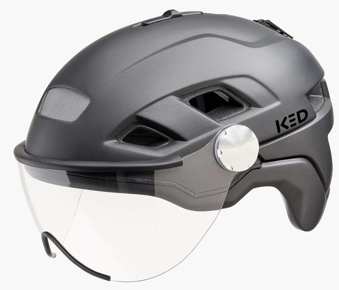 Fietshelm KED B-Vis X-Lite M (52-58cm) - black metallic matt