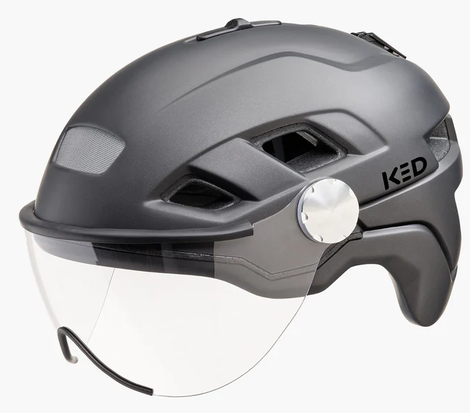 Fietshelm KED B-Vis X-Lite M (52-58cm) - black metallic matt