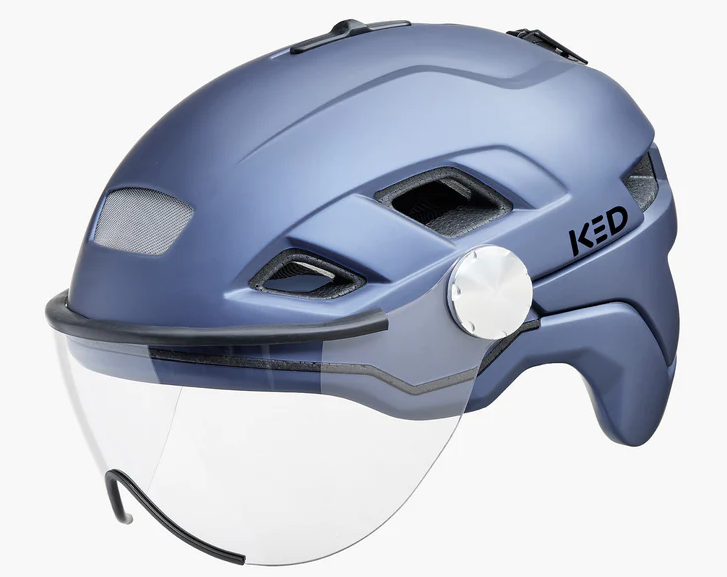 Fietshelm KED B-Vis X-Lite M (52-58cm) - blue metallic matt