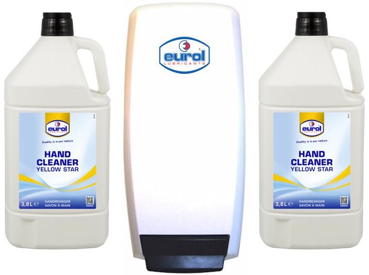 Handcleaner Eurol Starterpack inclusief dispenser