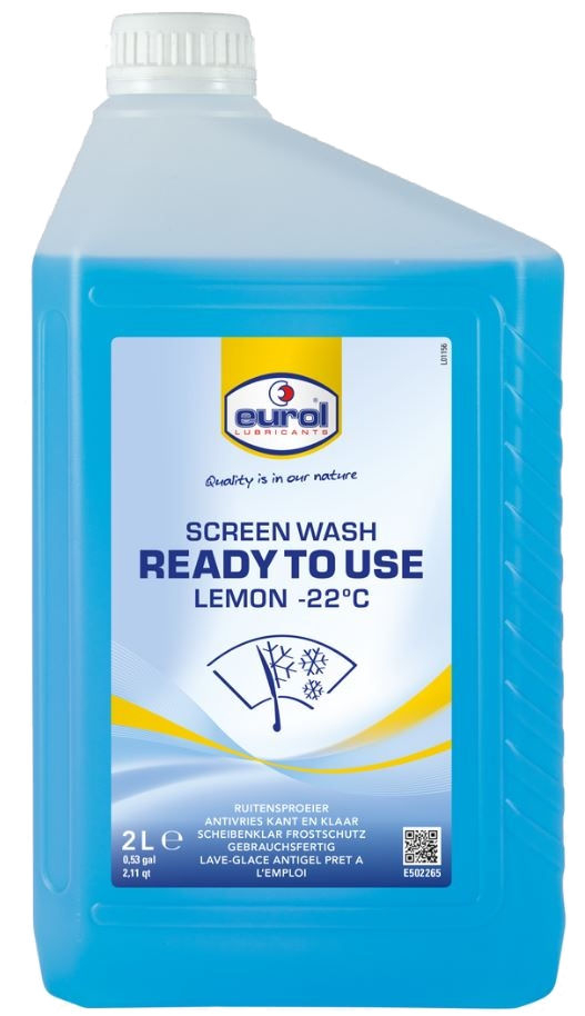 Ruitensproeiervloeistof Eurol Screen Wash - Kant & Klaar (tot -22 graden) - 5 liter - Afbeelding 2