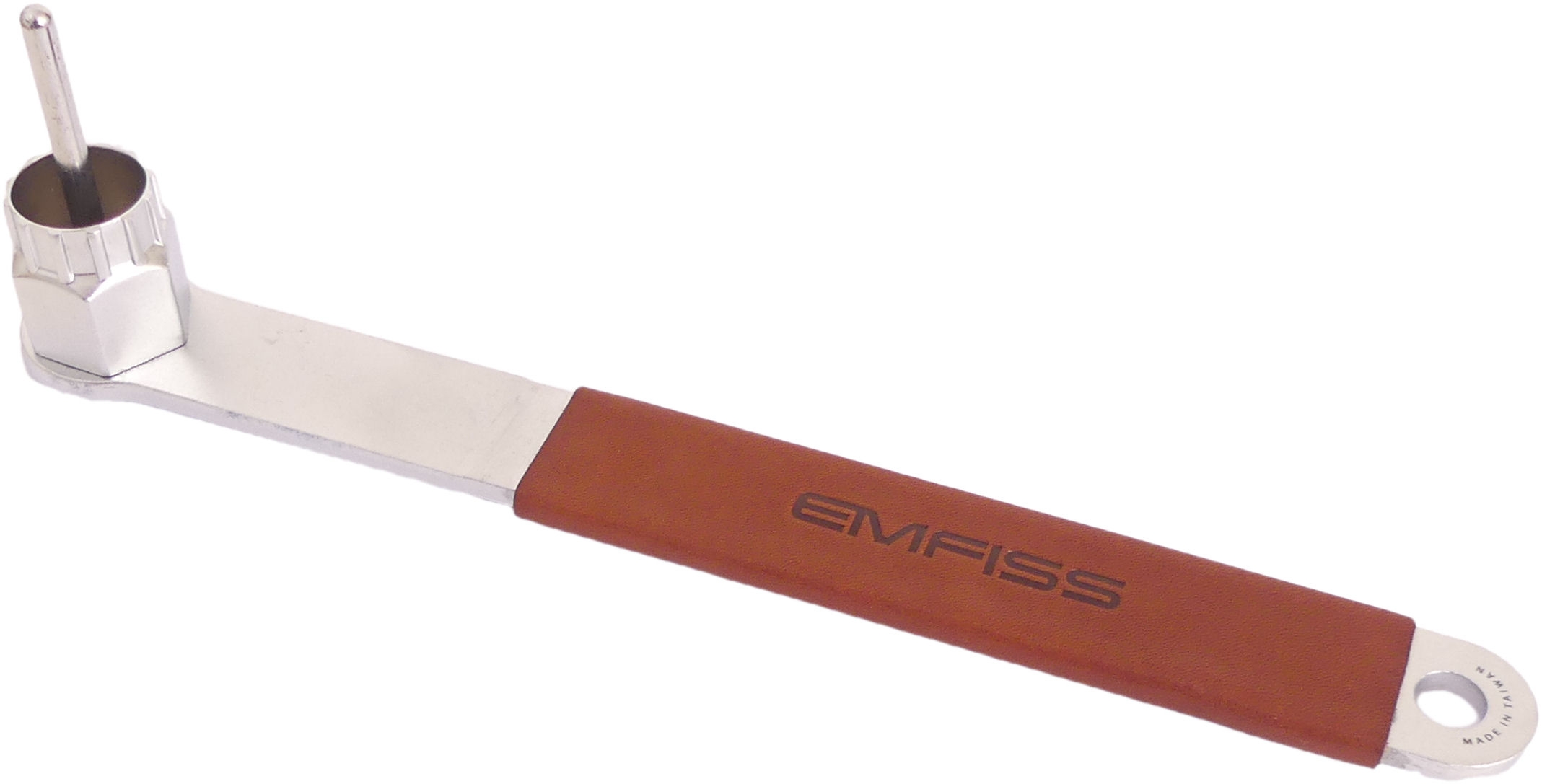 Cassetteafnemer Emfiss model Shimano - Leren handvat - Afbeelding 2