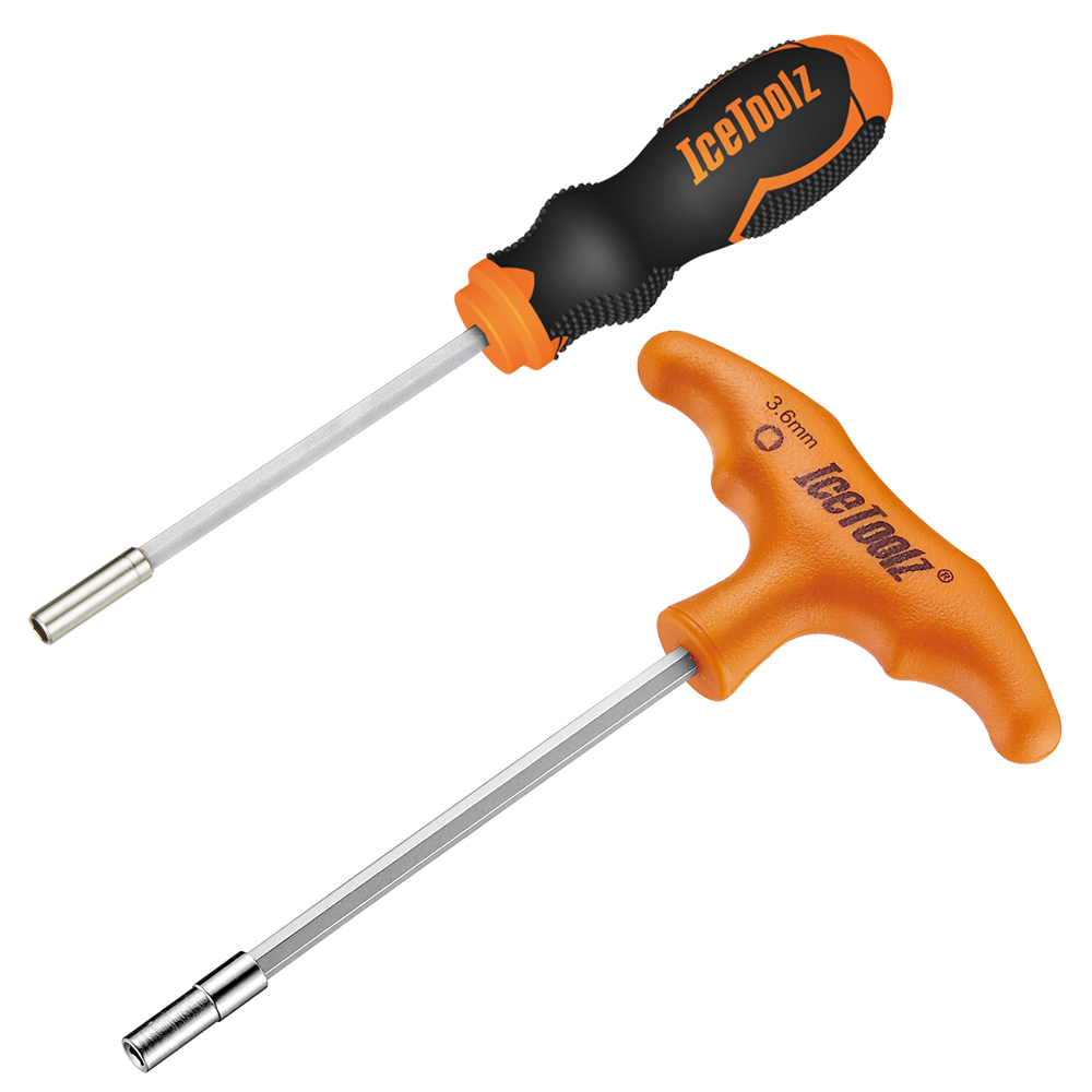 Spaaknippelsleutels IceToolz 12D5 voor 3,6mm (vierkante) nippels - Afbeelding 5