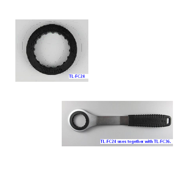 Bracketsleutel Shimano TL-FC24 voor BB-9000 HT2 - Afbeelding 2