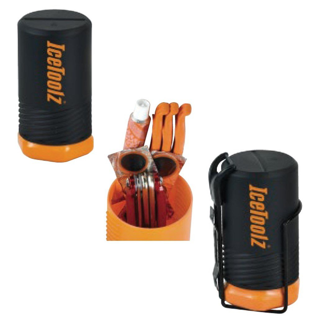Gereedschapsbidon IceToolz 24083A1 met bandenplakset - Afbeelding 4
