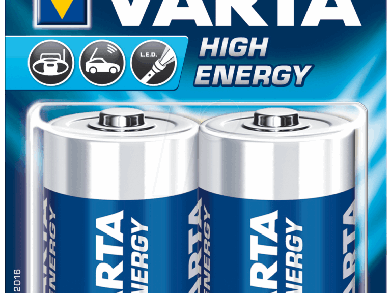 Batterij VARTA Longlife Alkaline LR20  (2x)