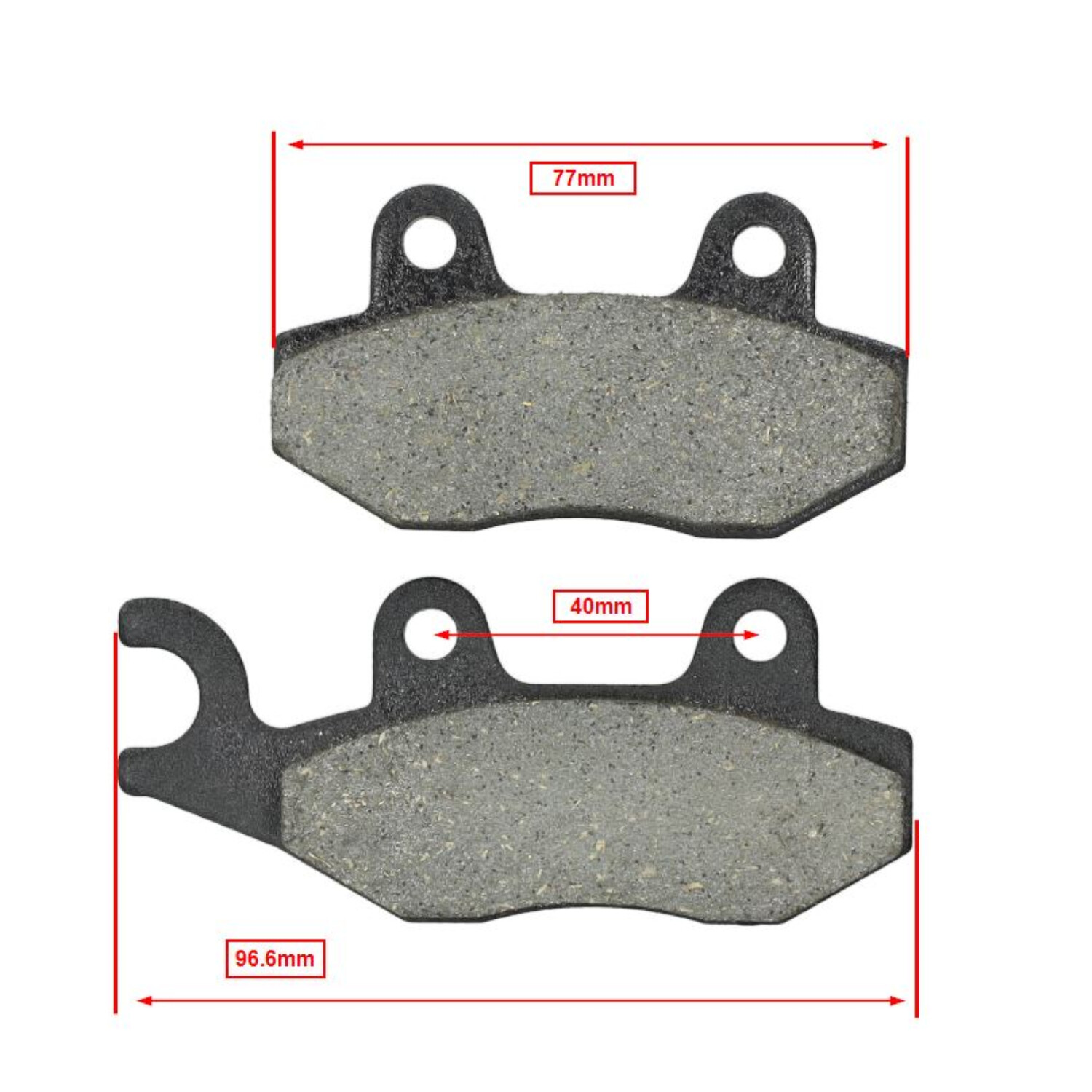 Remblokset Dmp (made In Eu) Voor Adv150, Agility, China Retro/torino, Django, Gp50, Like, Vitality - Afbeelding 3