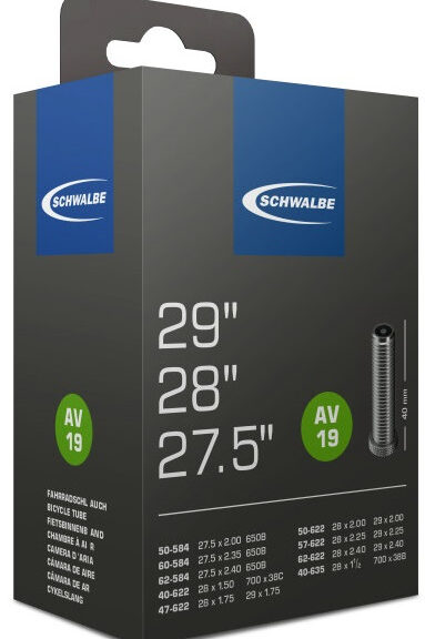 Binnenband Schwalbe AV19 28/29" + 27.5" / 40/62-584/635 - 40mm ventiel