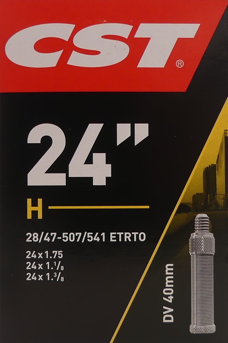 Binnenband CST DV40 24 x 1.10-1.75" / 28/47-507/541