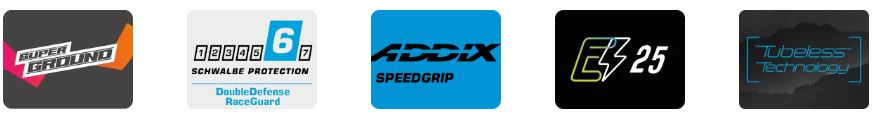 Vouwband Schwalbe G-One Allround DD RaceGuard 29 x 2.25" / 57-622 mm - zwart met reflectie - Afbeelding 3