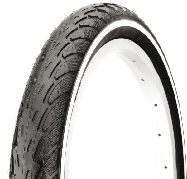 Buitenband Deli Tire S-206 18 x 1.75" / 47-355 mm - zwart met witte lijn