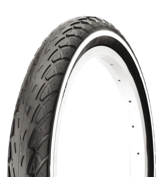 Buitenband Deli Tire S-206 16 x 1.75" / 47-305 mm - zwart met witte lijn