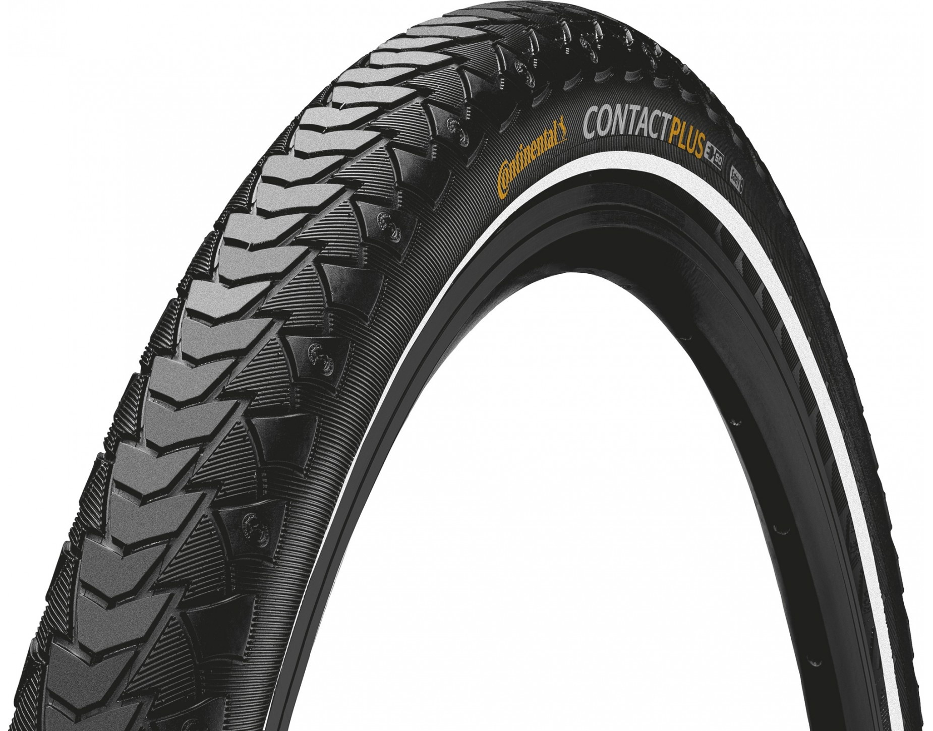Buitenband Continental Contact Plus Reflex 28 x 1.75"/ 47-622mm - zwart met reflectie - Afbeelding 2