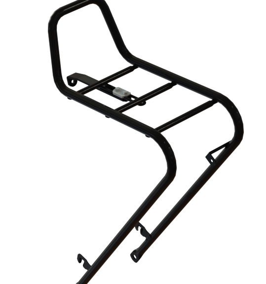 Voordrager 28"  Steco Flow - glanzend zwart