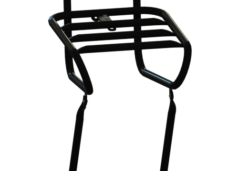 Voordrager 26"/28" Steco Smooth 25 cm - glanzend zwart