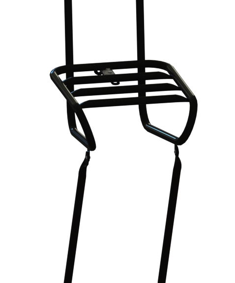 Voordrager 26"/28" Steco Smooth 25 cm - glanzend zwart