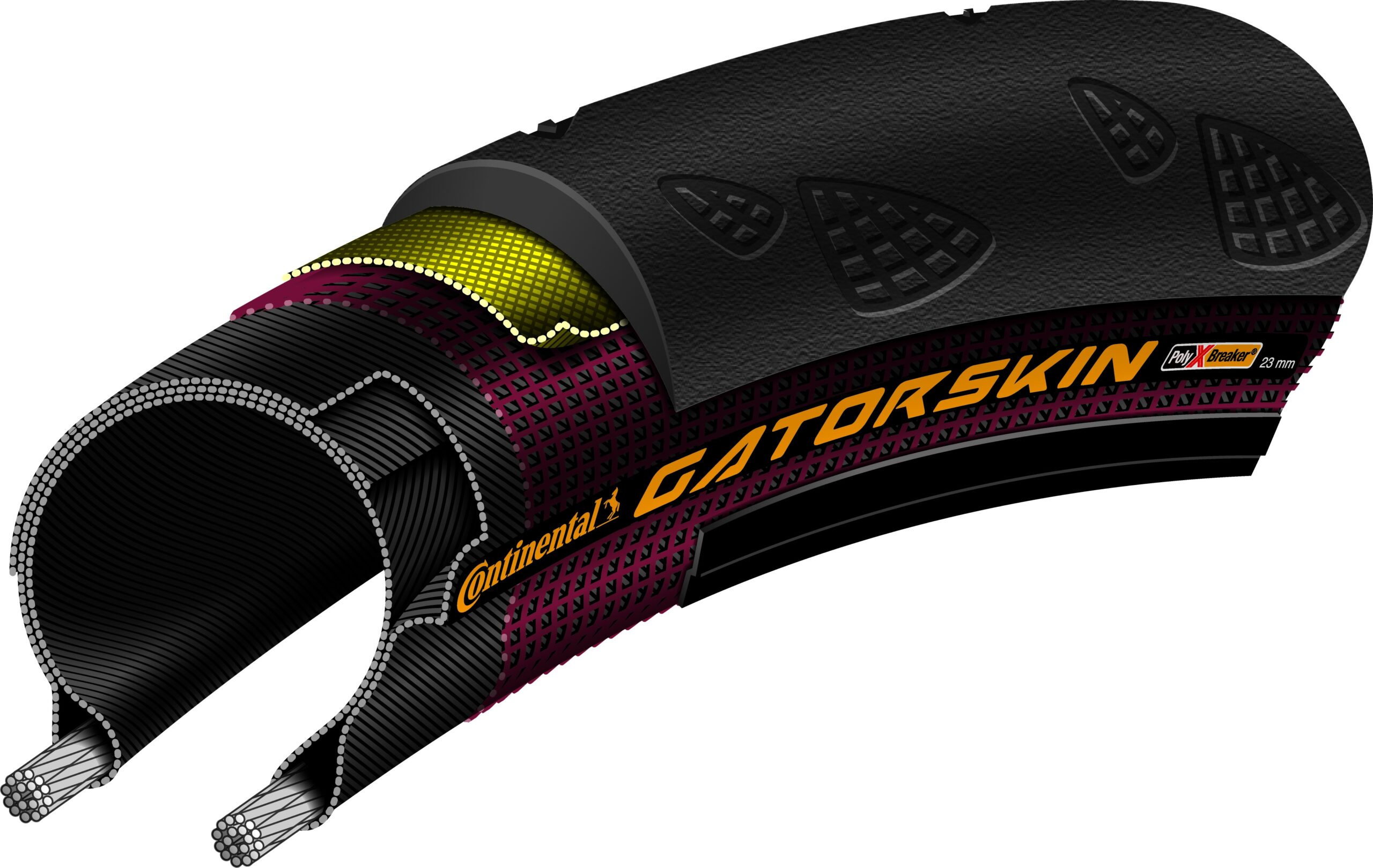 Buitenband Continental Gatorskin 28 x 1.00" / 25-622 - zwart - Afbeelding 3