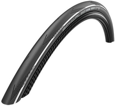 Vouwband Schwalbe One V-Guard 28 x 1.00" / 25-622 - zwart met een witte streep