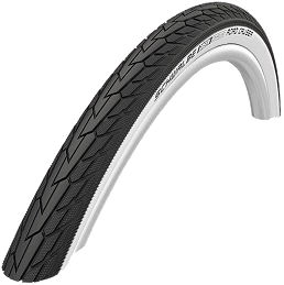 Buitenband Schwalbe Road Cruiser Greenguard 28 x 1.40" / 37-622 mm - zwart / grijs met reflectie