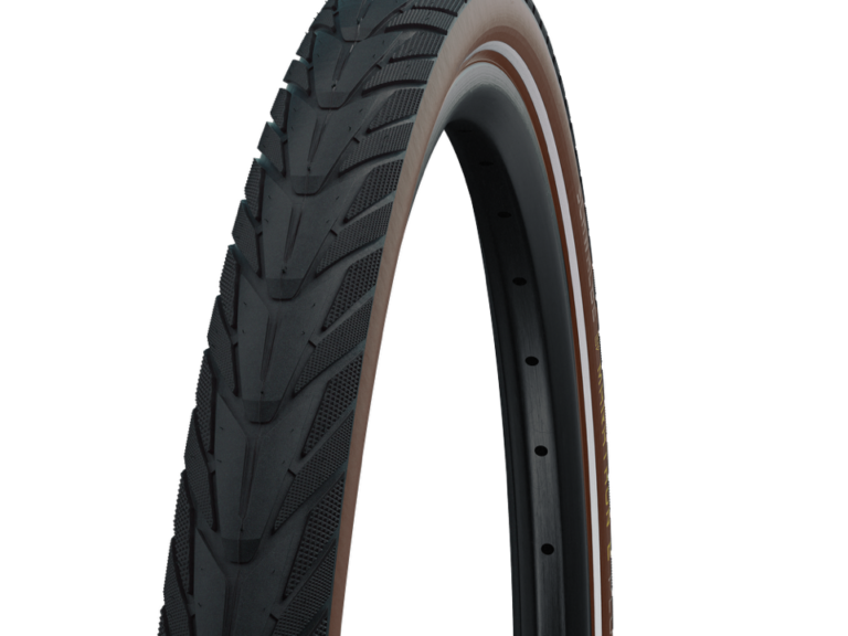Buitenband Schwalbe Energizer Plus GreenGuard 28 x 1.75" / 47-622 mm - zwart/bruin met reflectie