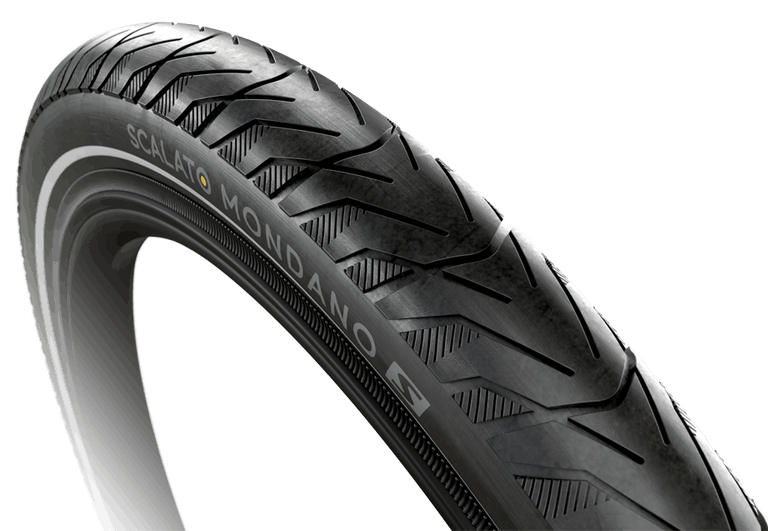 Buitenband Scalato Mondano 28 x 1.40"/ 37-622 mm - zwart met reflectie