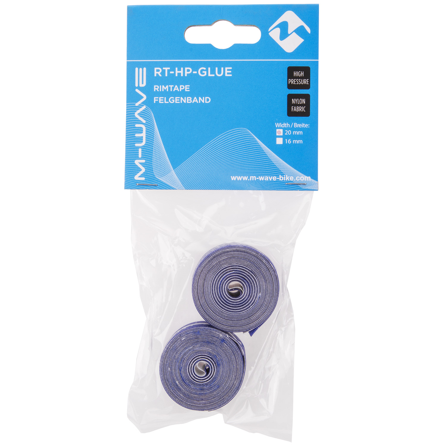 Velglint 12-29" M-Wave RT-HP-Glue hoge druk 20 mm - blauw (1 set) - Afbeelding 3