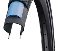 Buitenband Schwalbe Marathon Plus SmartGuard 16 x 1.35" / 35-349 - zwart met reflectie