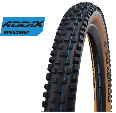 Vouwband Schwalbe Nobby Nic Evo Super Ground 29 x 2.40" / 62-622 - bronze sidewall