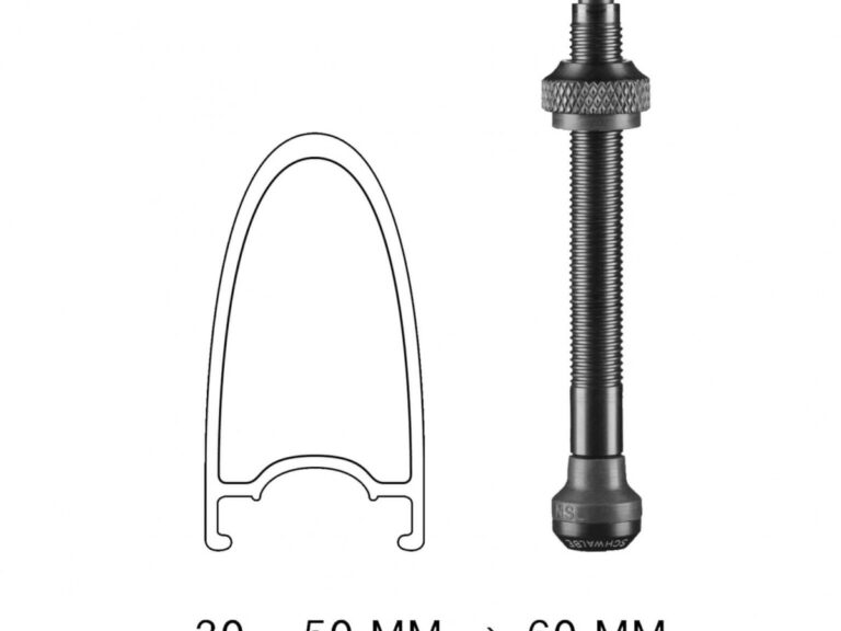 Tubeless ventiel Schwalbe 60mm (2 stuks)