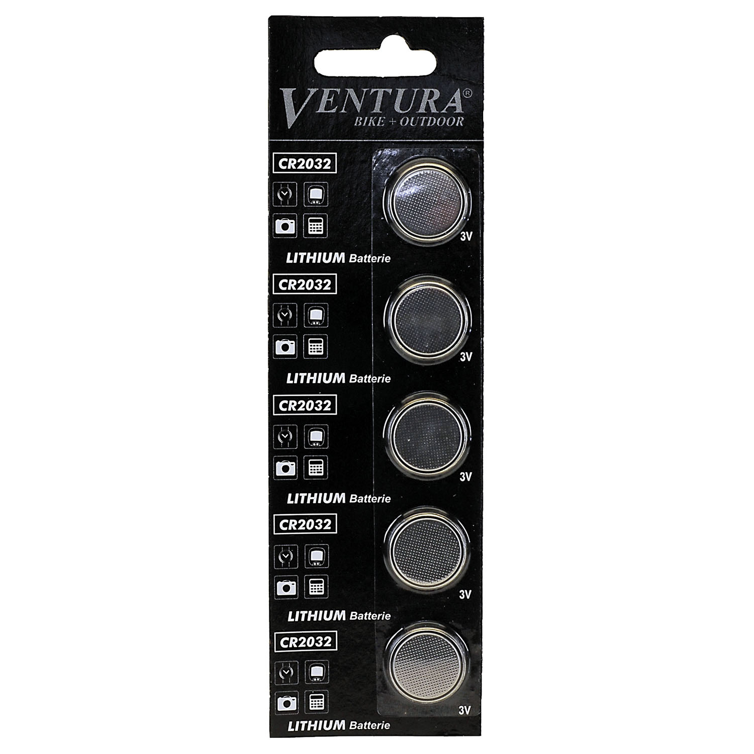 Batterij Ventura 3V CR2032 Lithium (5 stuks) - Afbeelding 3