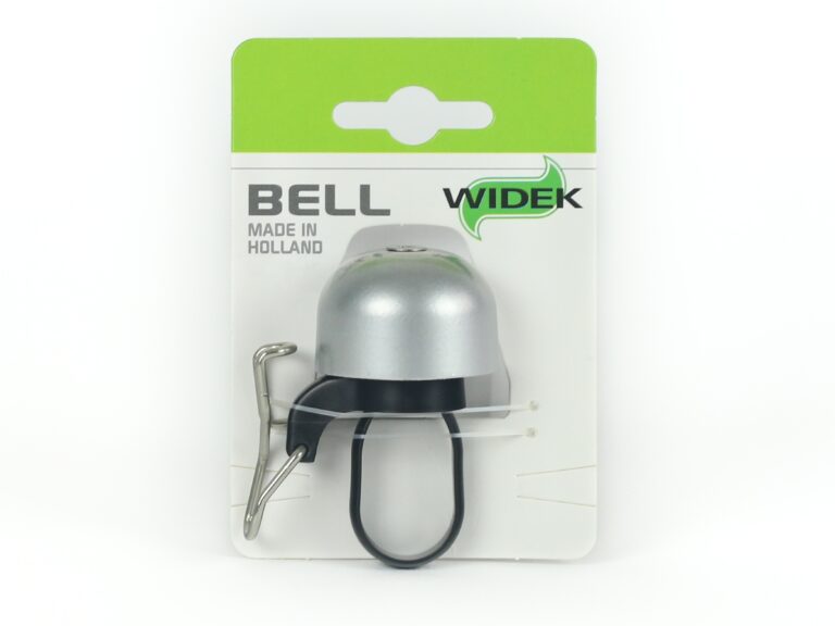 Fietsbel Widek Paperclip Mini - zilver